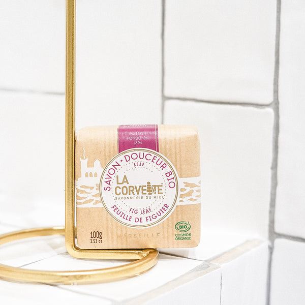 La Corvette サボン・ドゥスール・ビオ フィグリーフ 100g COSMOSオーガニック認証 イチジクの香り オーガニックソープ フランス製