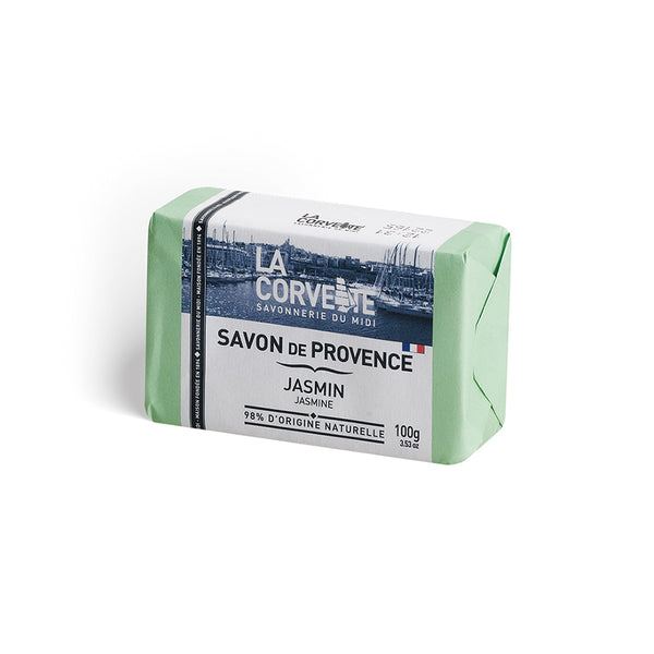 La Corvette サボン・ド・プロヴァンス ジャスミン 100g フローラルな香り 植物由来 フレグランスソープ フランス製