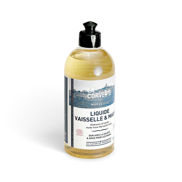 La Corvette ディッシュソープ 無香料 500mL ECOCERTナチュラル洗剤認証 敏感肌向け フランス製