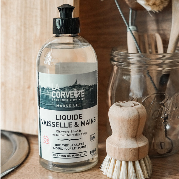 La Corvette ディッシュソープ 無香料 500mL ECOCERTナチュラル洗剤認証 敏感肌向け フランス製