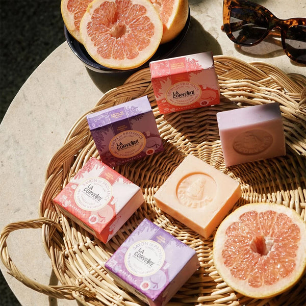 La Corvette サボン・ド・プロヴァンス グレープフルーツ 100g フレッシュで爽やかな香り 植物由来 フレグランスソープ フランス製