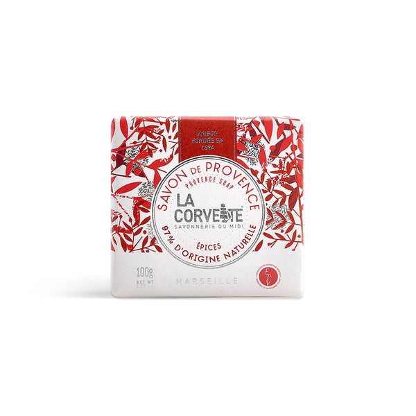 La Corvette フェスティバルソープ スパイス 100g アーモンドやシナモンの香り 植物性オイル フレグランスソープ フランス製