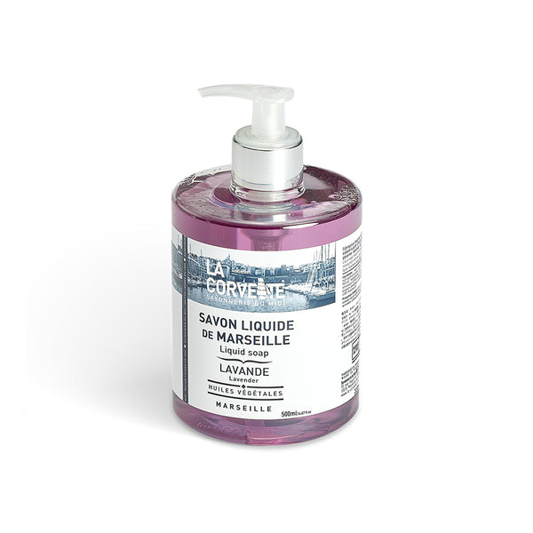 La Corvette リキッドソープ ラベンダー 500mL 天然香料配合 やさしい泡立ち フランス製