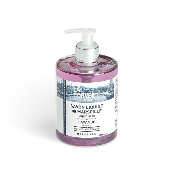 La Corvette リキッドソープ ラベンダー 500mL 天然香料配合 やさしい泡立ち フランス製