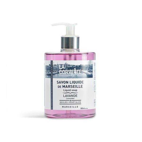 La Corvette リキッドソープ ラベンダー 500mL 天然香料配合 やさしい泡立ち フランス製