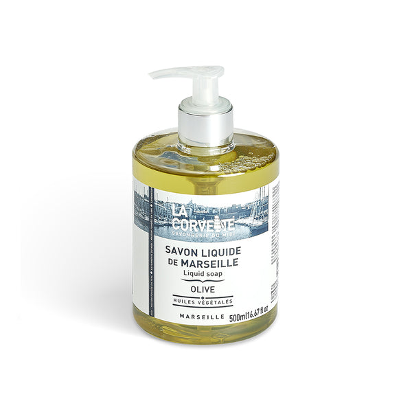 La Corvette リキッドソープオリーブ 500mL 天然香料配合 やさしい泡立ち フランス製
