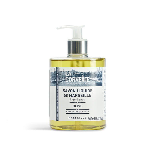 La Corvette リキッドソープオリーブ 500mL 天然香料配合 やさしい泡立ち フランス製