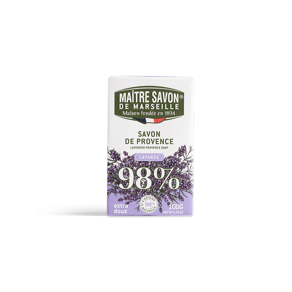 Maitre Savon de Marseille サボン・ド・プロヴァンス ラベンダー 100g 南仏プロヴァンスの香り 植物由来 フレグランスソープ フランス製