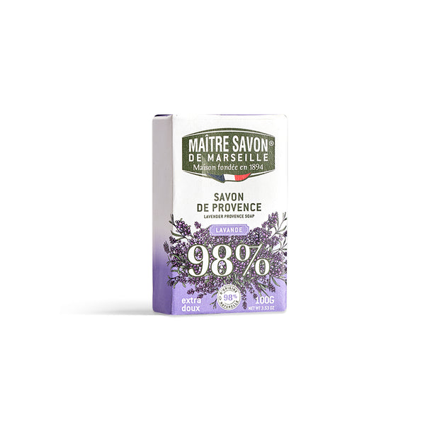 Maitre Savon de Marseille サボン・ド・プロヴァンス ラベンダー 100g 南仏プロヴァンスの香り 植物由来 フレグランスソープ フランス製
