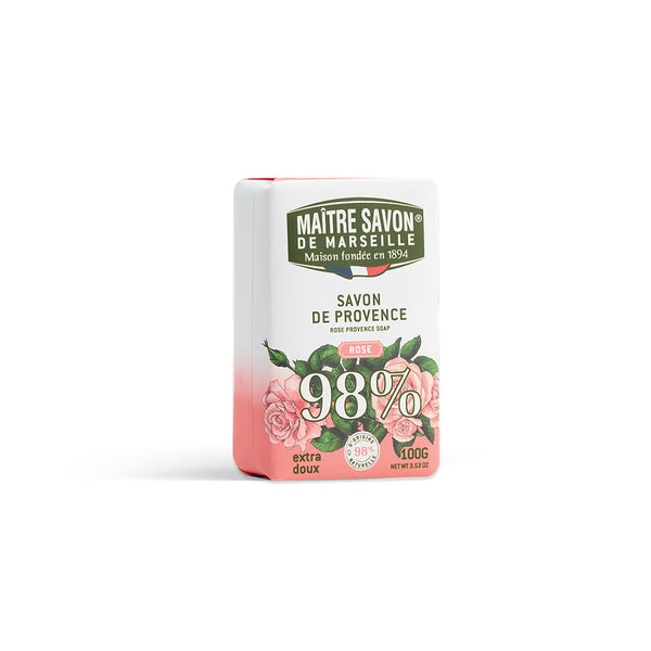 Maitre Savon de Marseille サボン・ド・プロヴァンス ローズ 100g 華やかな香り 植物由来 フレグランスソープ フランス製