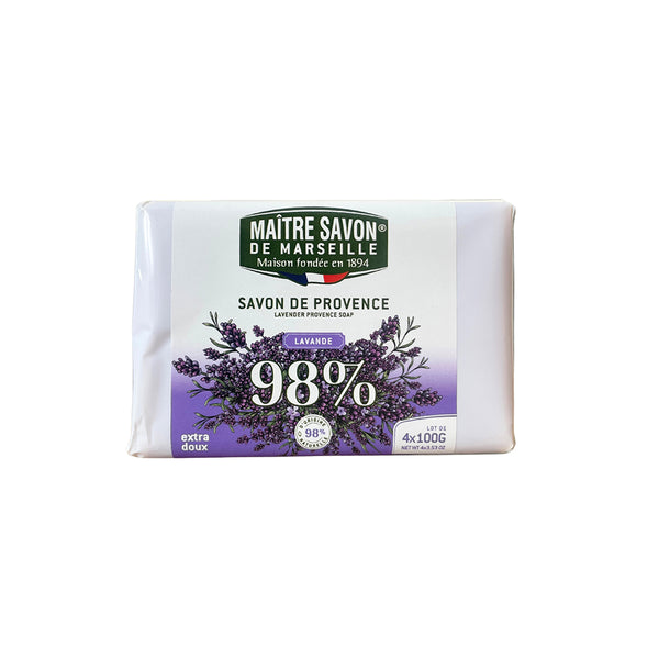 Maitre Savon de Marseille サボン・ド・プロヴァンス ラベンダー 100g 南仏プロヴァンスの香り 植物由来 フレグランスソープ フランス製