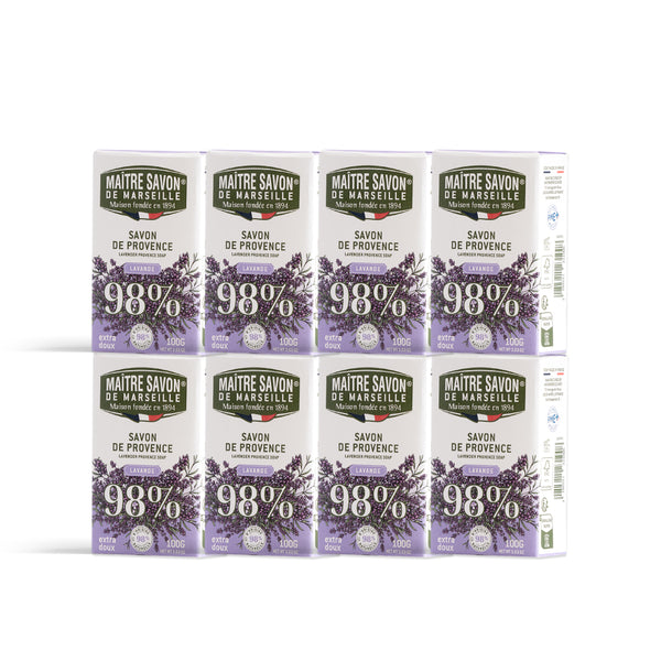 Maitre Savon de Marseille サボン・ド・プロヴァンス ラベンダー 100g 南仏プロヴァンスの香り 植物由来 フレグランスソープ フランス製