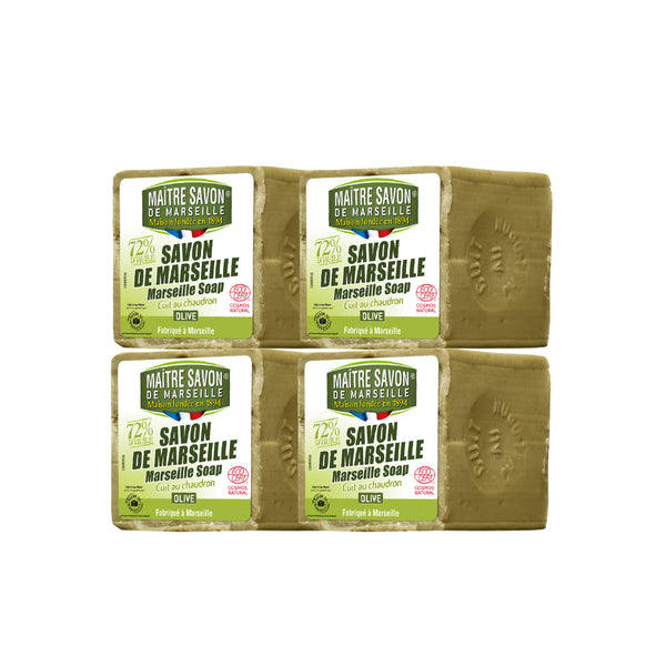 Maitre Savon de Marseille マルセイユ石鹸 オリーブ 300g ECOCERT認証 無添加 フランス製