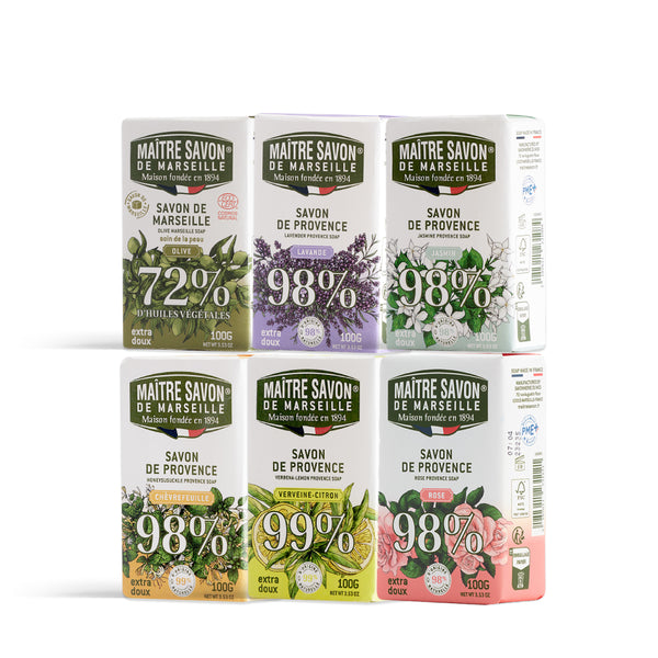 Maitre Savon de Marseille サボン・ド・プロヴァンス 100g 甘くやさしい香り 植物由来 フレグランスソープ フランス製