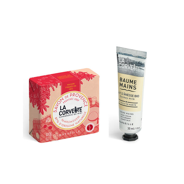 【ラッピング対応】プロヴァンスソープ&ハンドクリームギフトセット