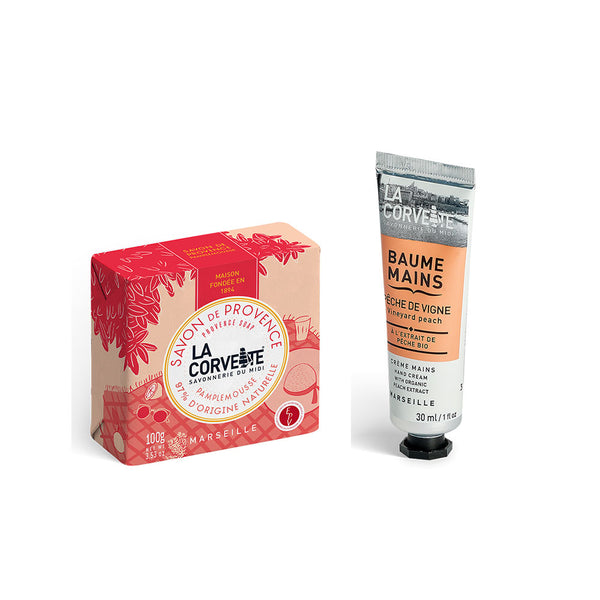 【ラッピング対応】プロヴァンスソープ&ハンドクリームギフトセット