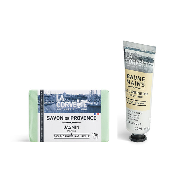 【ラッピング対応ギフト】ジャスミンソープ&ハンドクリームセット**9/23まで20%OFF