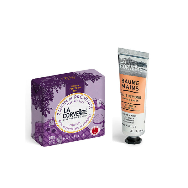 【ラッピング対応】プロヴァンスソープ&ハンドクリームギフトセット