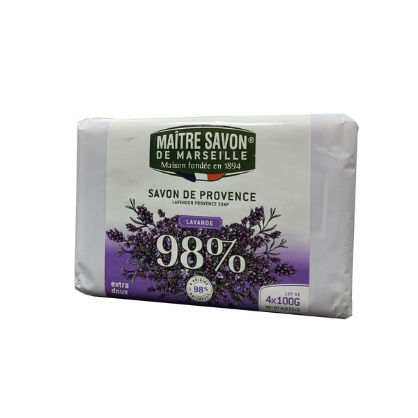 Maitre Savon de Marseille サボン・ド・プロヴァンス ラベンダー  100g フローラルな香り 植物由来 フレグランスソープ フランス製