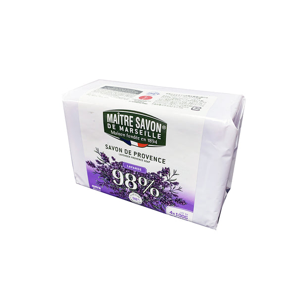 Maitre Savon de Marseille サボン・ド・プロヴァンス ラベンダー  100g フローラルな香り 植物由来 フレグランスソープ フランス製