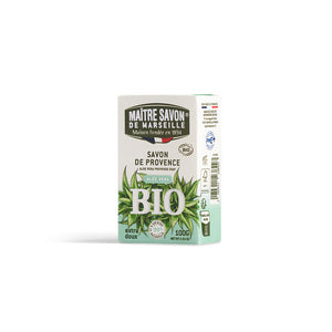 Maitre Savon de Marseille サボン・ド・プロヴァンス・ビオ アロエベラ 100g COSMOSオーガニック認証 保湿成分配合 オーガニックソープ フランス製