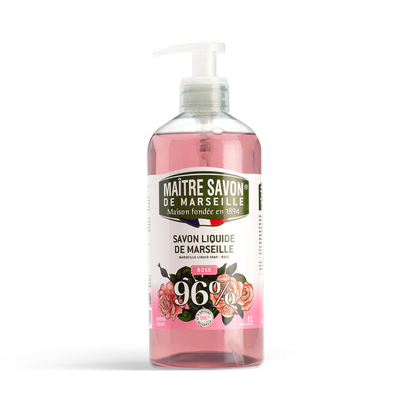 Maitre Savon de Marseille リキッドソープ ローズ 500mL 植物由来成分配合 保湿 フランス製